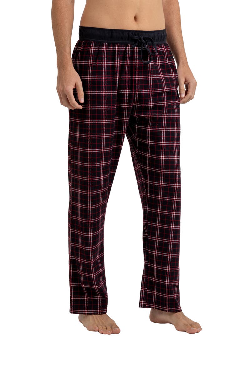 Rainforest Brushed Plaid Flannel Lounge Pants, Main, color,