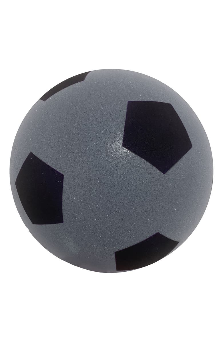 SNUGGIE 9.5" Silent Soccer Ball, Main, color, Grey
