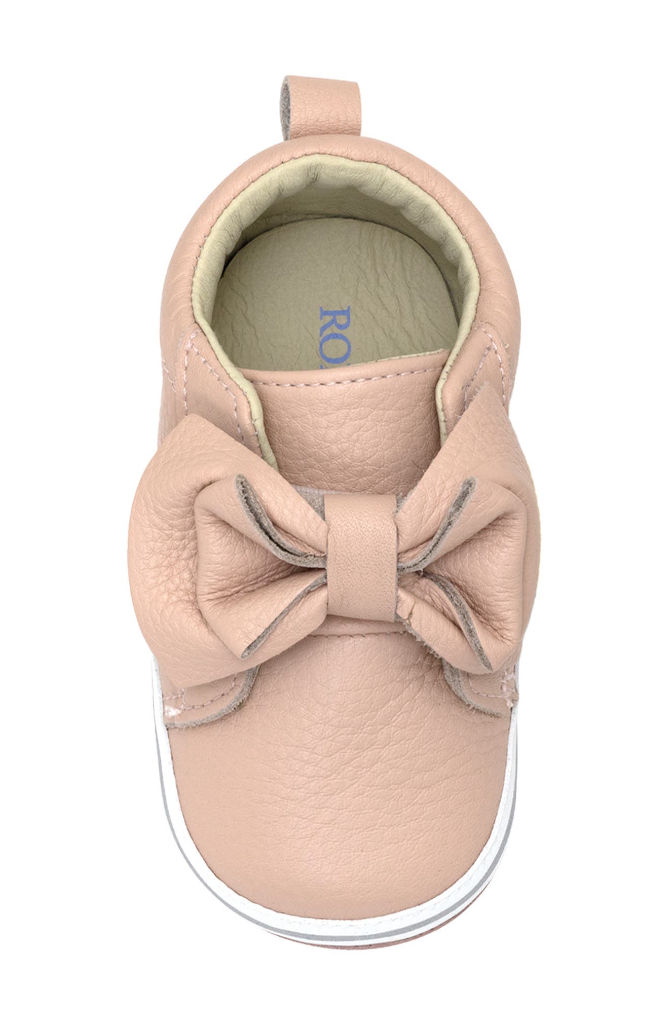 Robeez<sup>®</sup> Aria Leather Bootie, Alternate, color, Light Pink