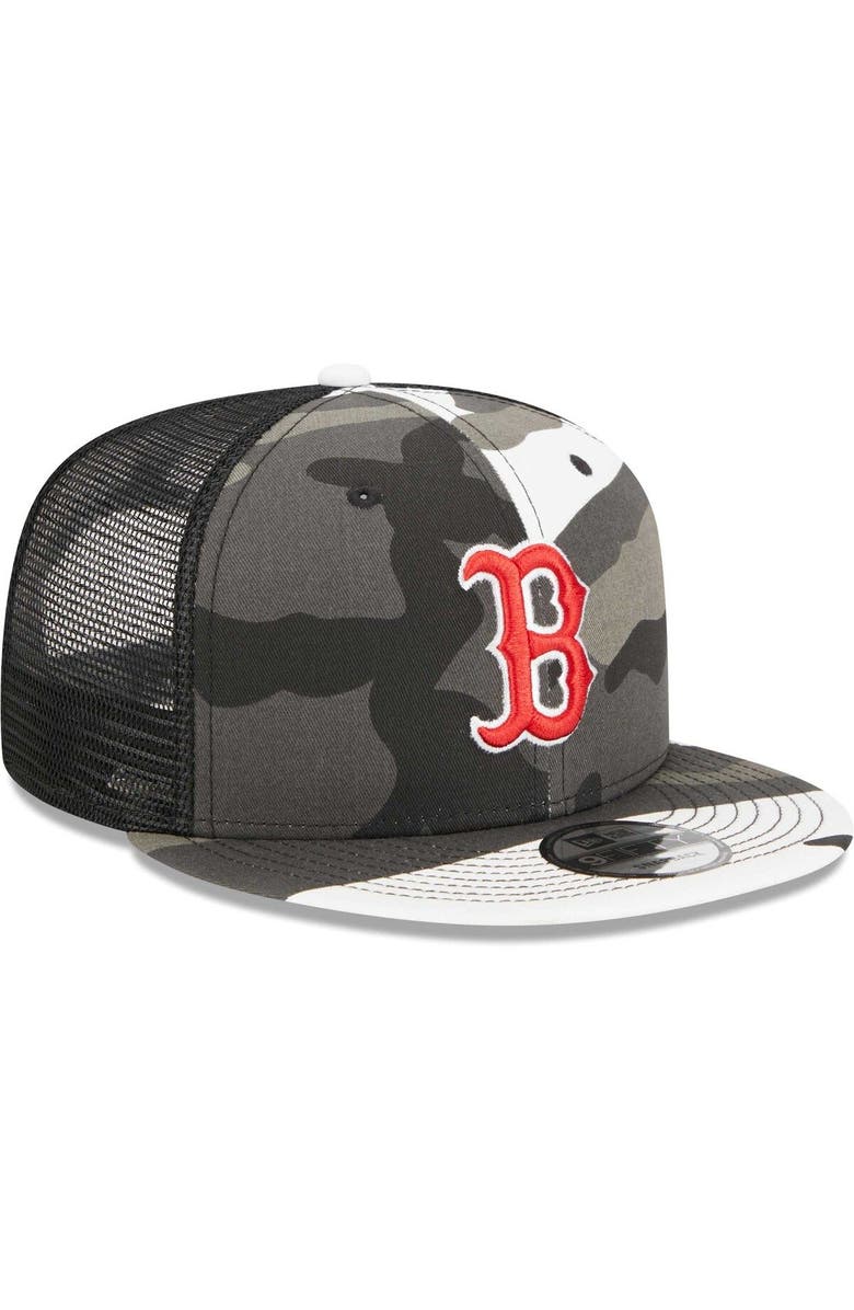 New Era Men's New Era Camo Boston Red Sox Urban Camo Trucker 9FIFTY Snapback Hat, Alternate, color, 