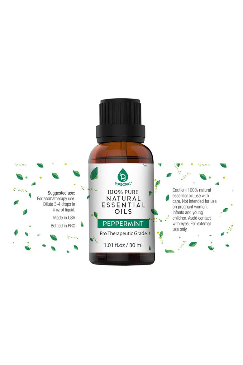 100% Pure & Natural Peppermint Essential Oils, Alternate, color, Green