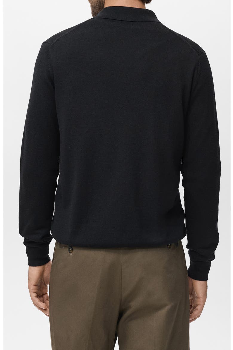 Wool Cardigan, Alternate, color, BLACK