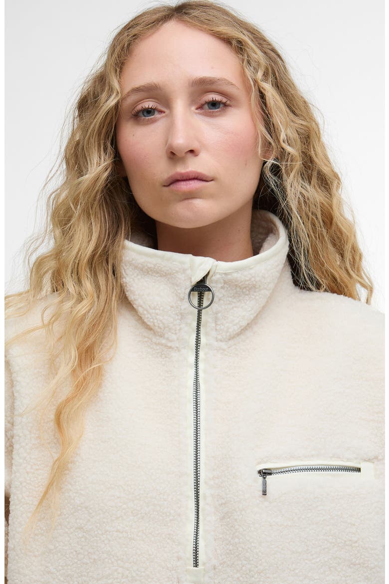 Mersea Half Zip Fleece Overlayer, Alternate, color, NATURAL