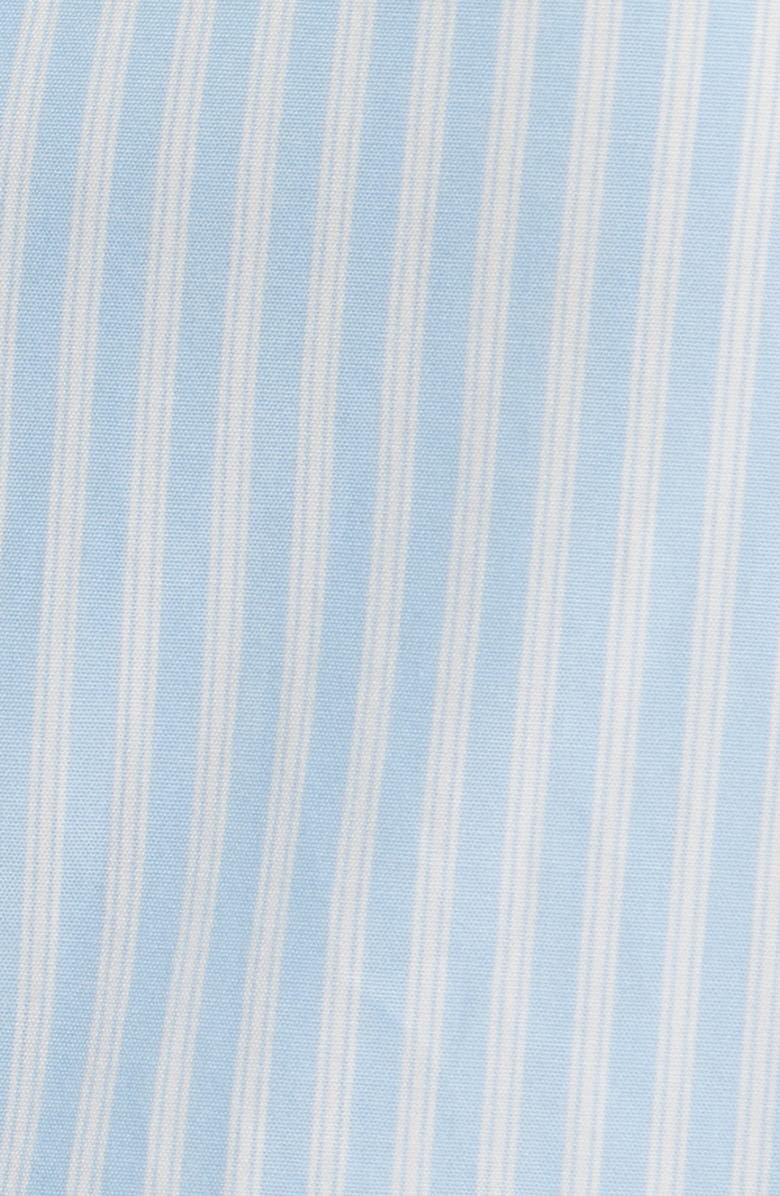 rag & bone Dayton Stripe Layered Collar Cotton Button-Up Shirt, Alternate, color, Pale Blue Stripe/ White