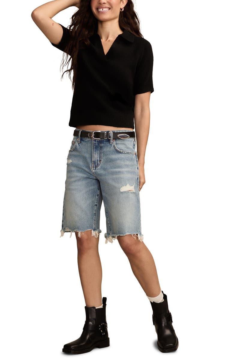 Lucky Brand Cloud Soft Johnny Collar Sweater, Alternate, color, 