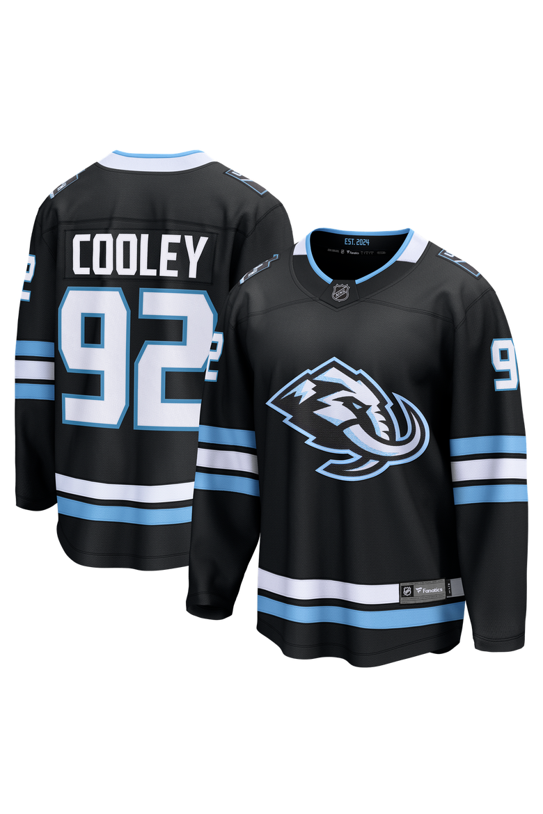 Men's Fanatics Logan Cooley Black Utah Mammoth Home Breakaway Jersey, Main, color, Black