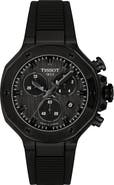 Tissot T-Race Chronograph Silicone Strap Watch, 38mm