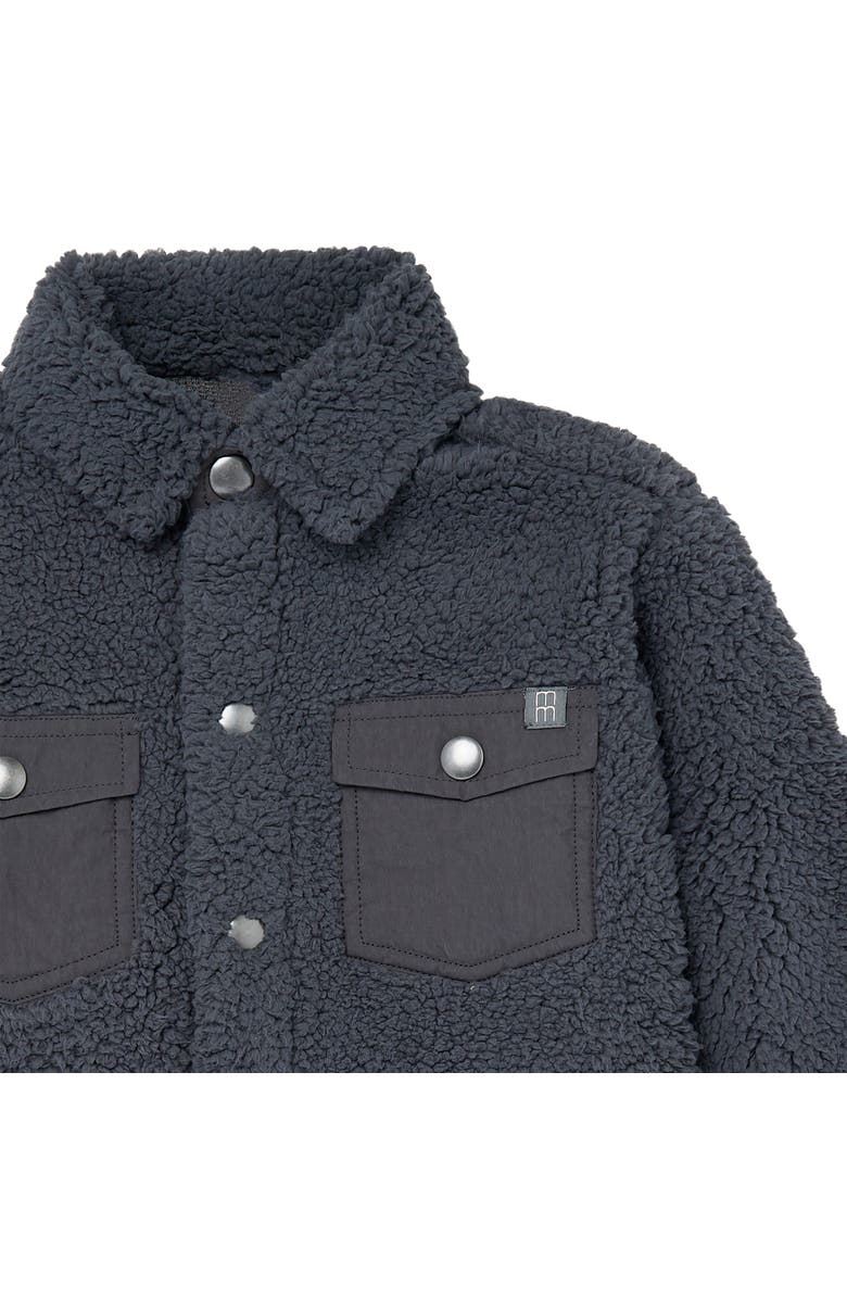 Modern Moments<sup>™</sup> by Gerber Microplush Shacket, Alternate, color, Dark Gray