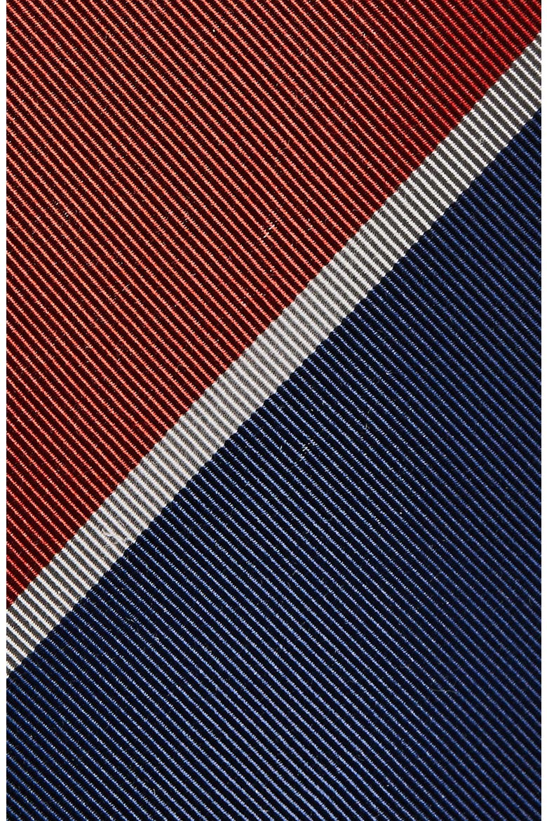 Alternative Stripe Silk & Cotton Mogador Tie, Alternate, color, BURGUNDY