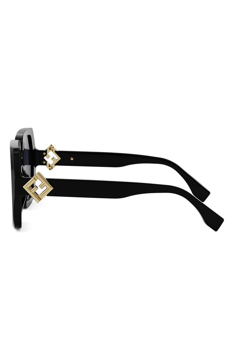 Fendi 'Fendi Diamonds 51mm Square Sunglasses, Alternate, color,