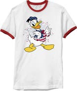 Mickey & Friends Men's Mickey & Friends Patriotic Donald Duck Graphic T-Shirt
