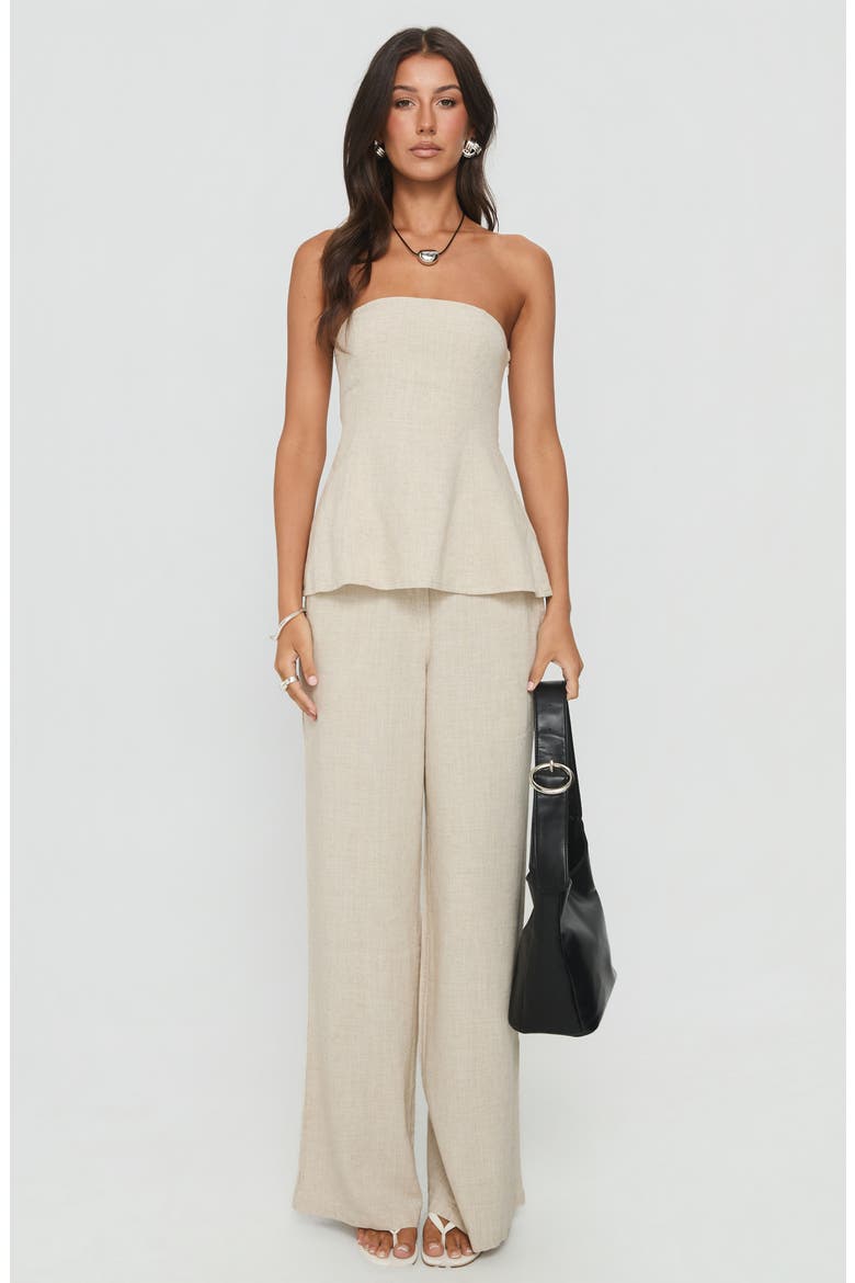 Esidora Strapless Top, Alternate, color, NATURAL