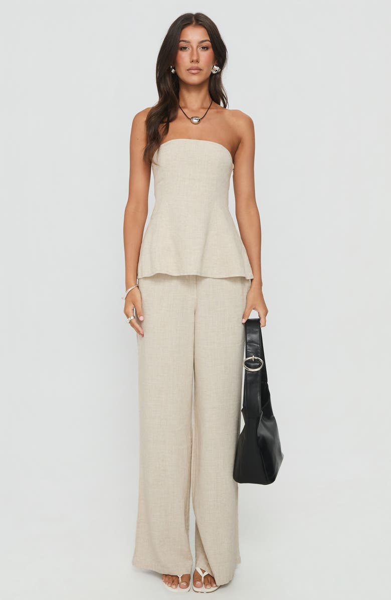 Princess Polly Esidora Strapless Top, Alternate, color, Natural