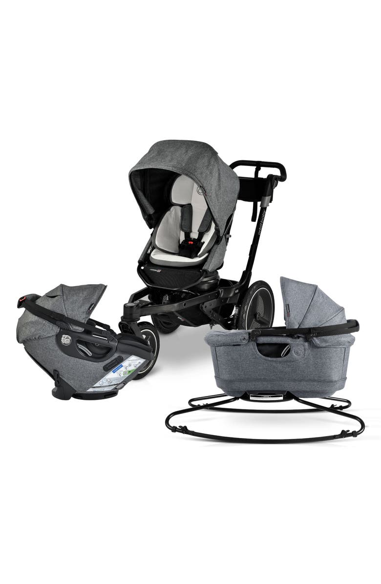 orbit baby<sup>®</sup> Jog, Lounge & Ride G5 Car Seat, Bassinet & Stroller Travel System, Main, color, Melange Grey/ Black