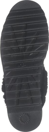 Ultra Mini Alina Curled Genuine Shearling Platform Boot