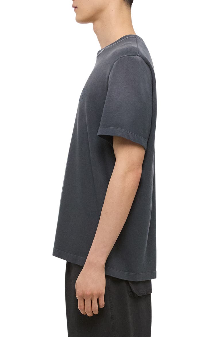 Corduroy Logo Cotton T-Shirt, Alternate, color, STEEL GREY