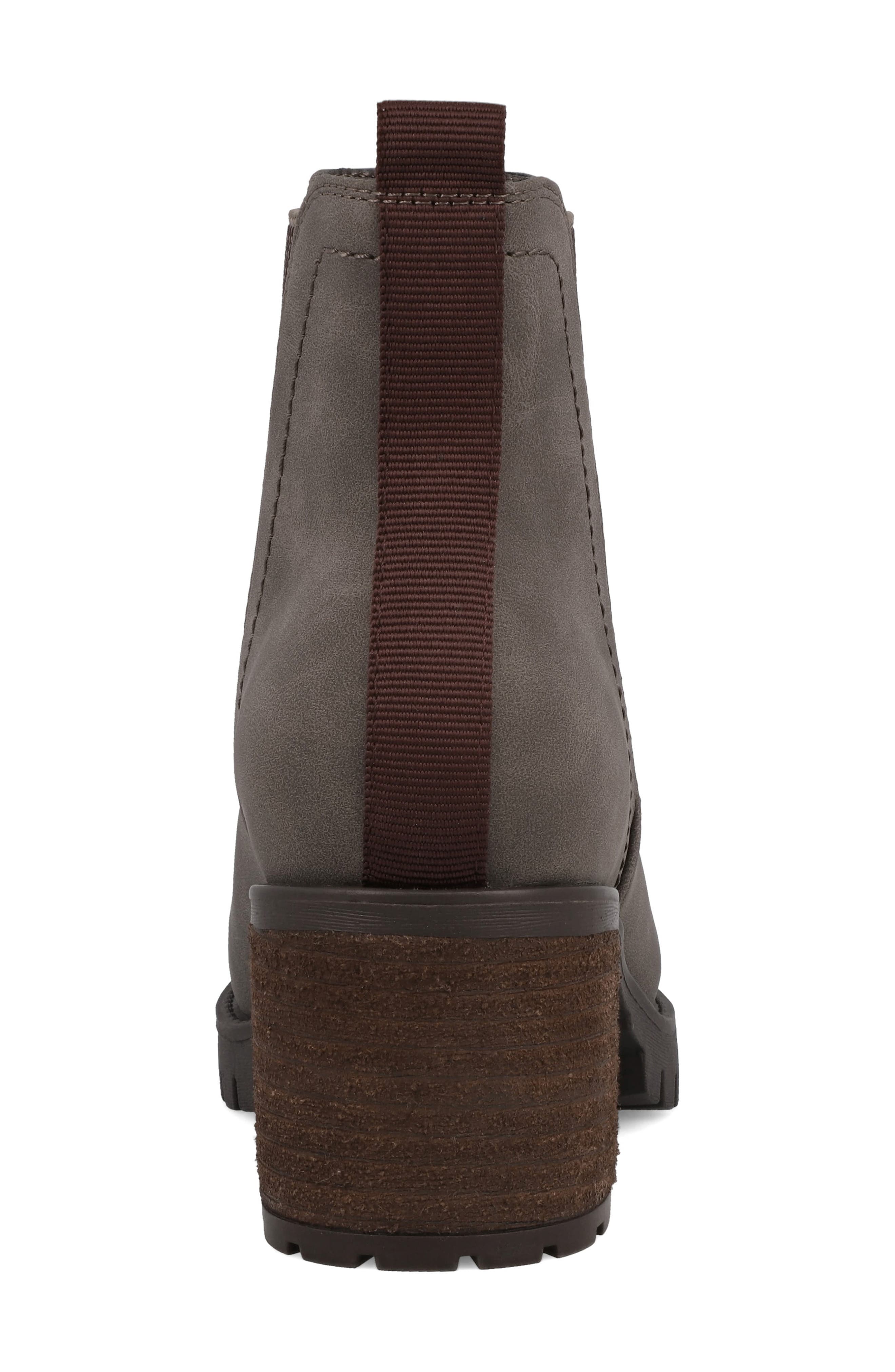 Jody Lug Sole Platform Chelsea Boot, Alternate, color, TAUPE