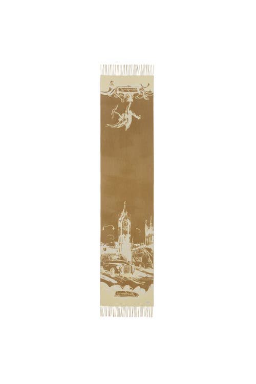 Burberry Westminster Cashmere Scarf In Hay