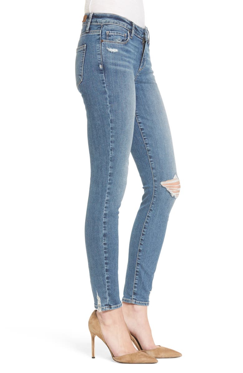 PAIGE Verdugo Distressed Ultra Skinny Jeans, Alternate, color, 