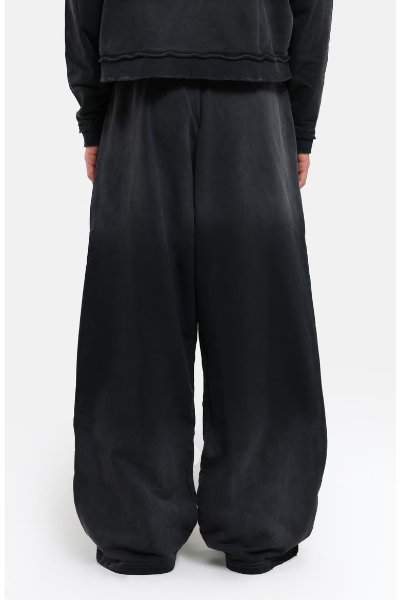 Sporty Stripe Monster Sweatpants, Alternate, color, BLACK