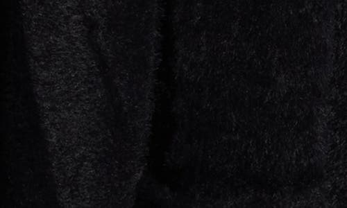 By Design Mina Open Front Eyelash Cardigan In Blue