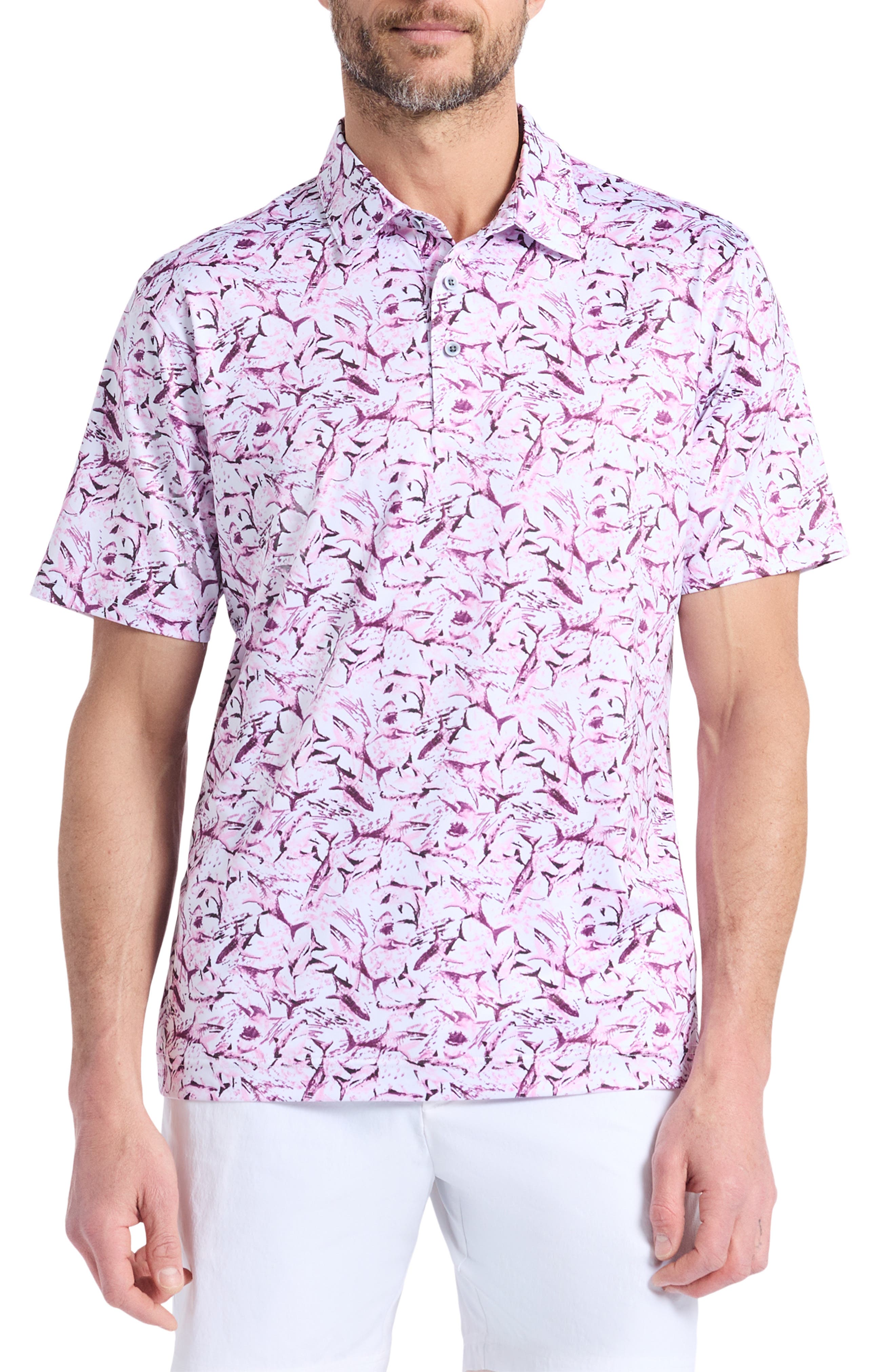 Robert Graham Shark Tank Knit Polo