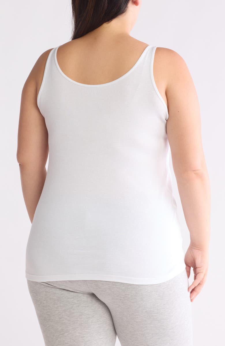 Eileen Fisher Scoop Neck Organic Cotton Tank Top, Alternate, color, 