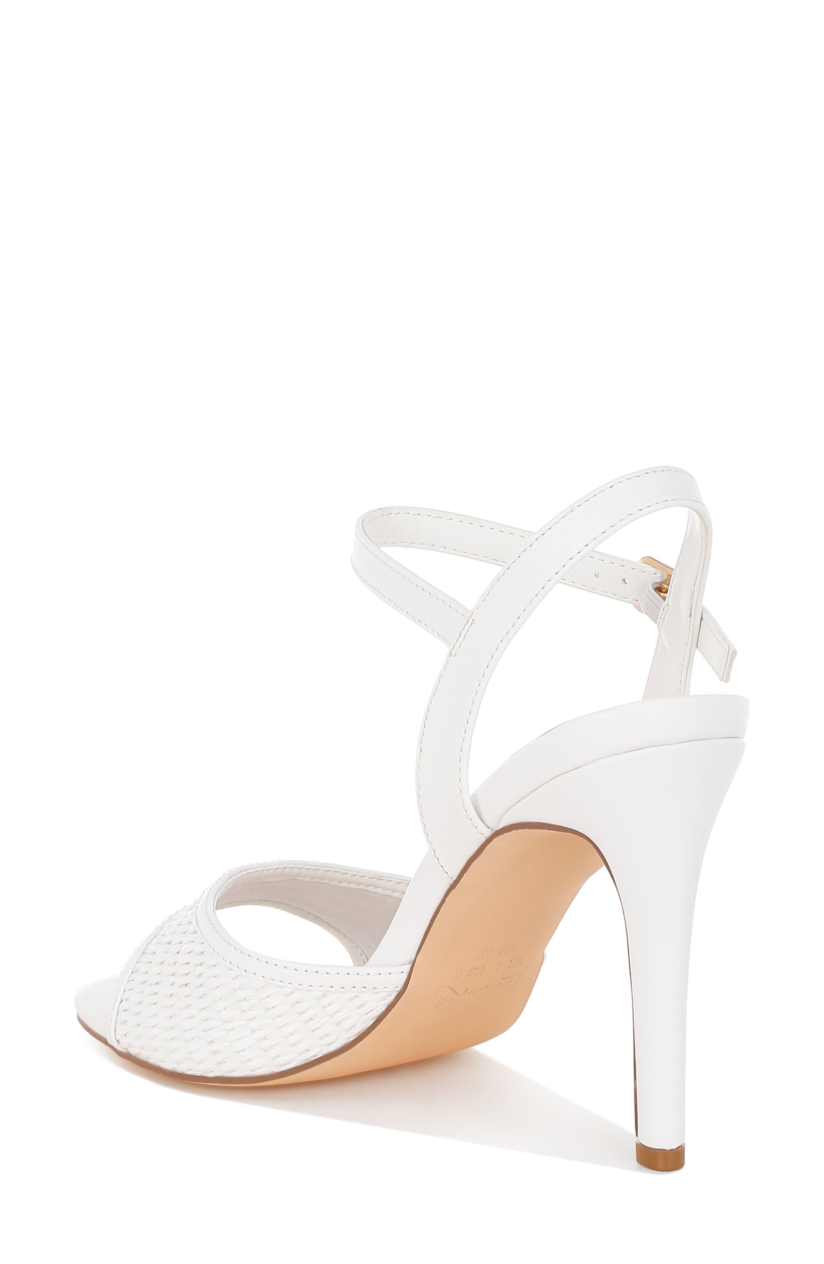 LONDON RAG Vilasta Raffia Stiletto Sandal, Alternate, color, 