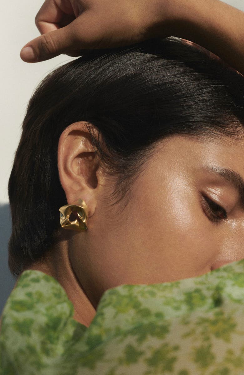 COMPLETEDWORKS Notso Big Crunch Earrings, Alternate, color, 18Ct Gold Plated