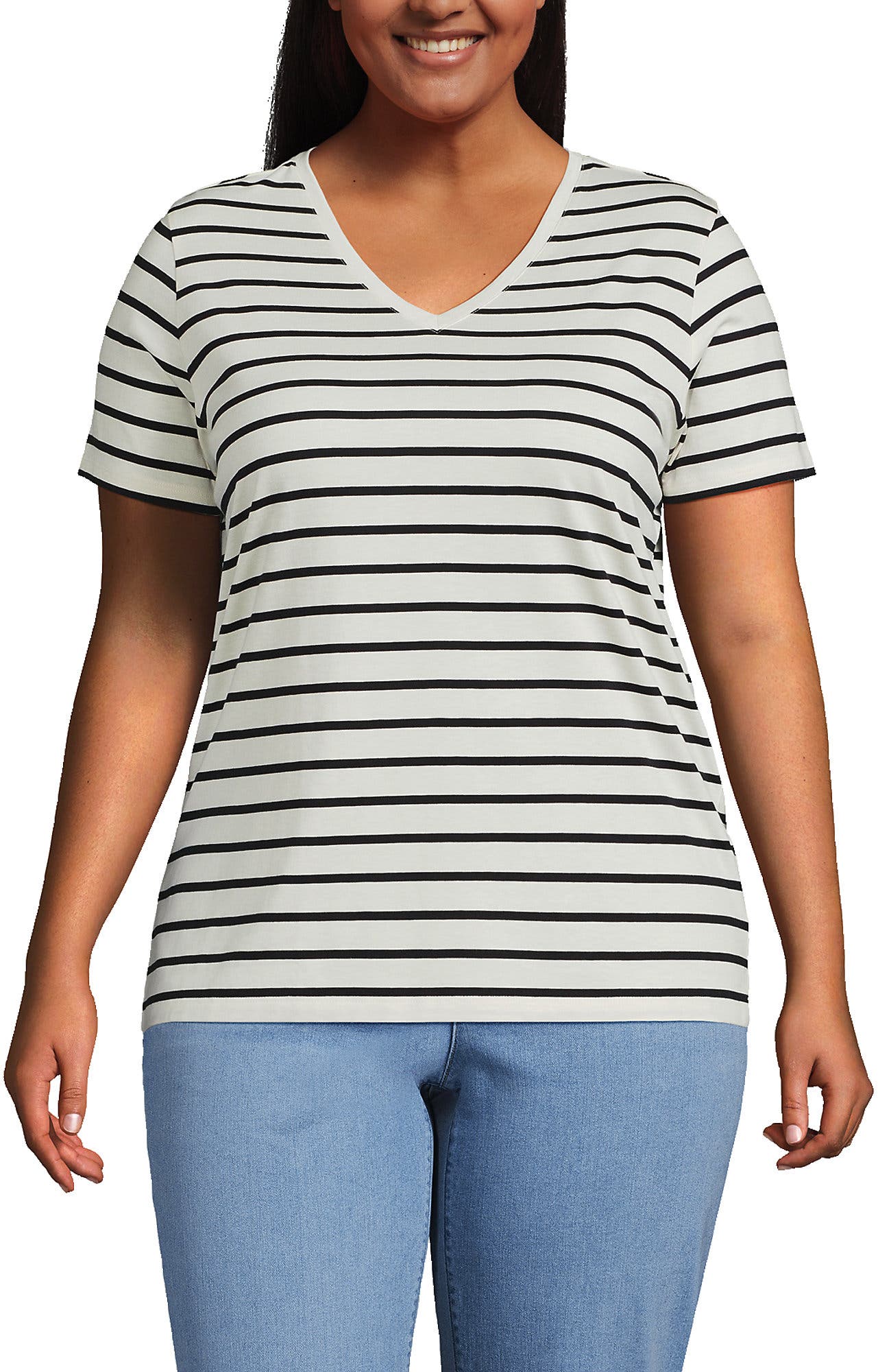 Ivory/Black Breton Stripe