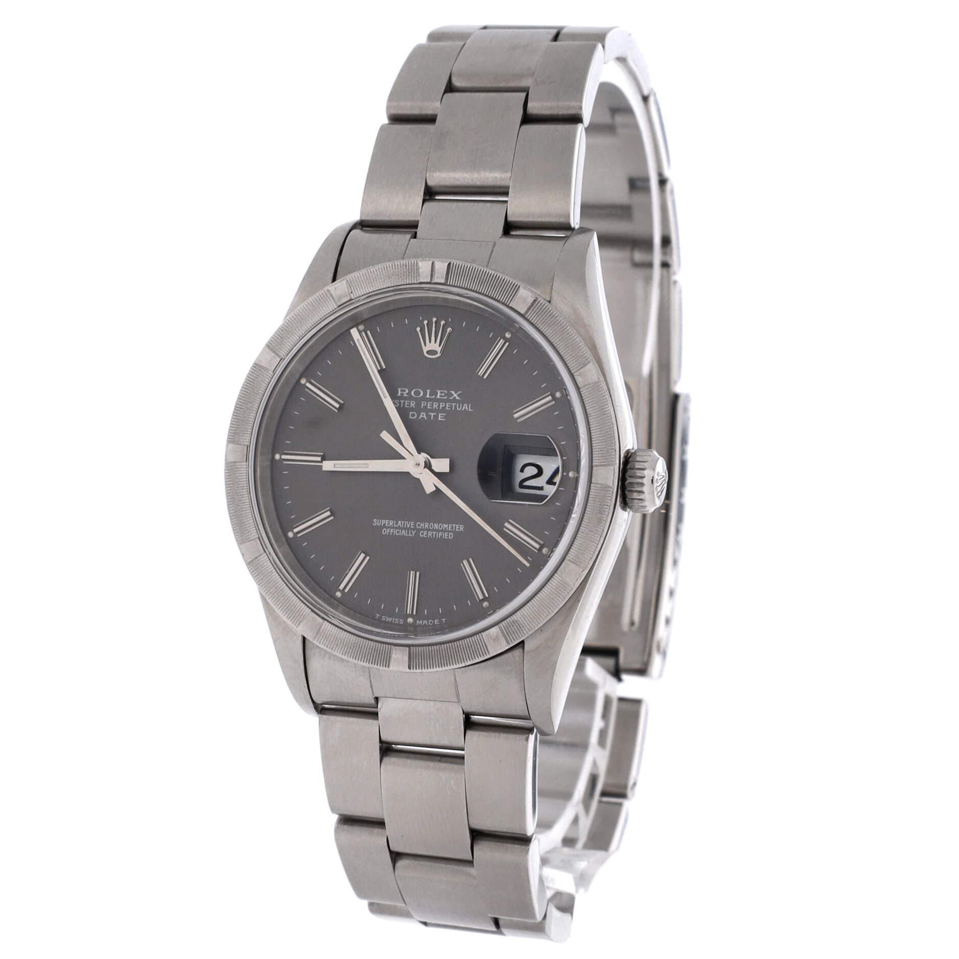 Oyster Perpetual Date Automatic Watch Stainless Steel 34, Alternate, color, Metallic Silver