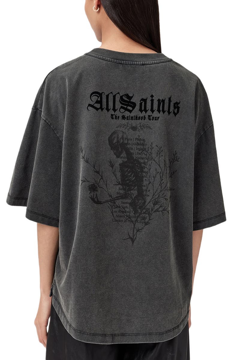 AllSaints Novus Amelie Cotton Graphic T-Shirt, Alternate, color,