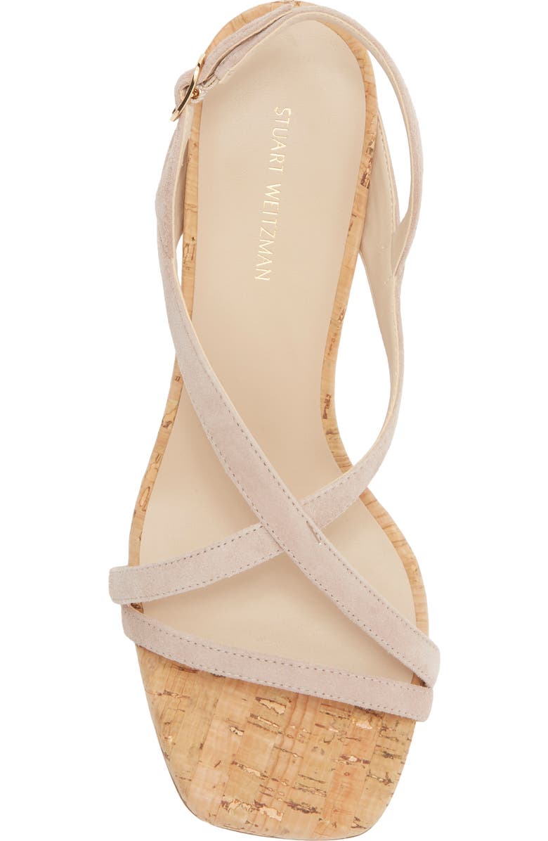 Stuart Weitzman Oasis 50 Block Heel Sandal, Alternate, color, Dolce