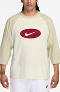 Nike Club Three-Quarter Raglan T-Shirt