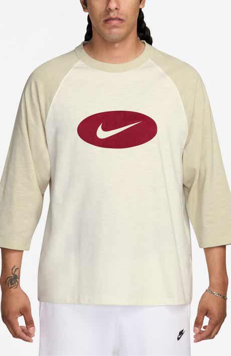 Nike Club Three-Quarter Raglan T-Shirt