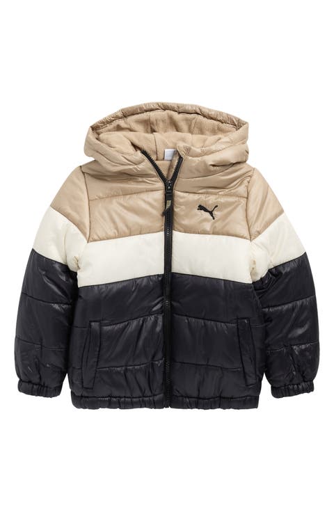 Kids' Colorblock Water Resistant Puffer Jacket (Little Kid)