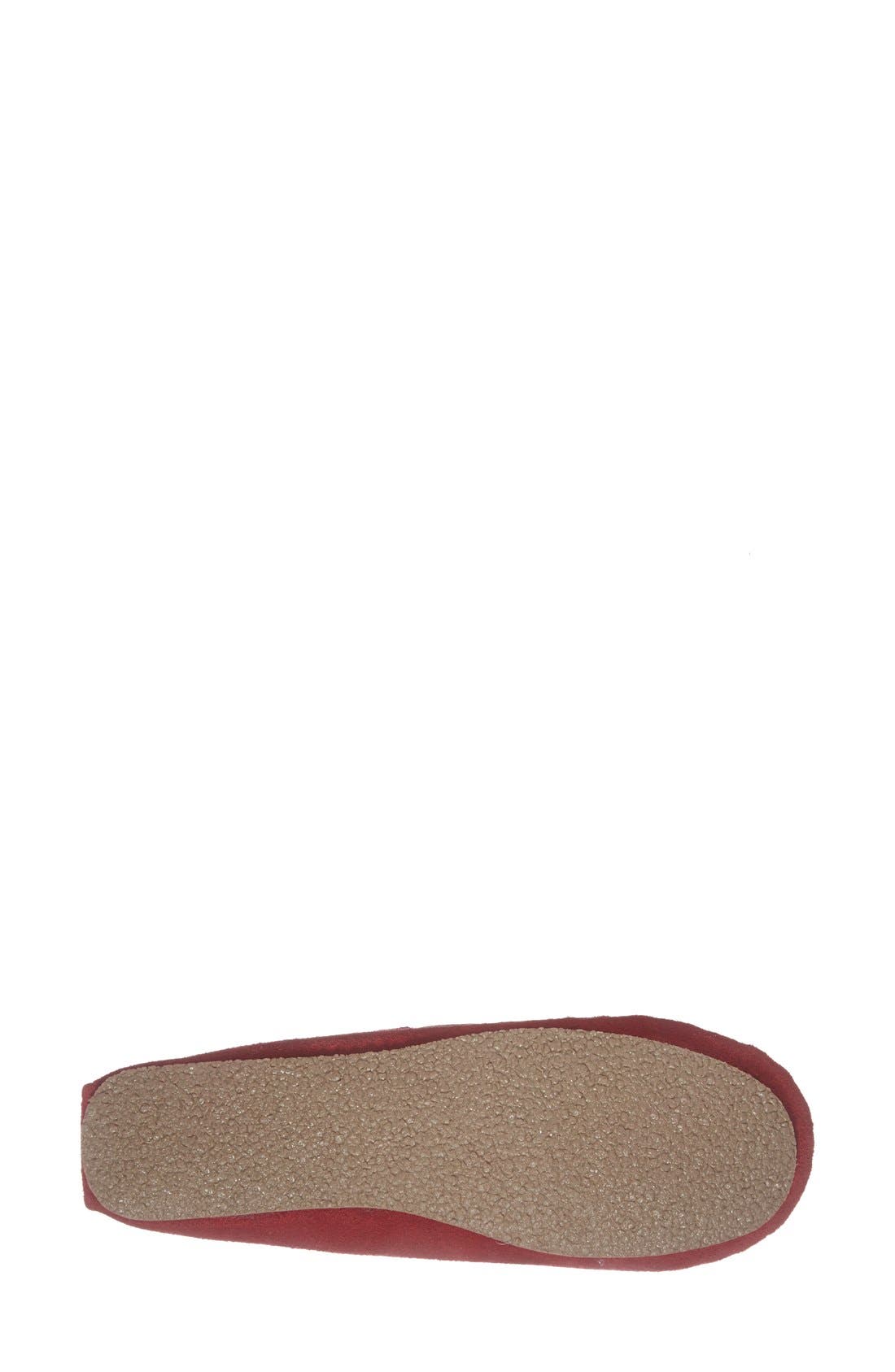 Minnetonka Cally Slipper, Alternate, color, Red