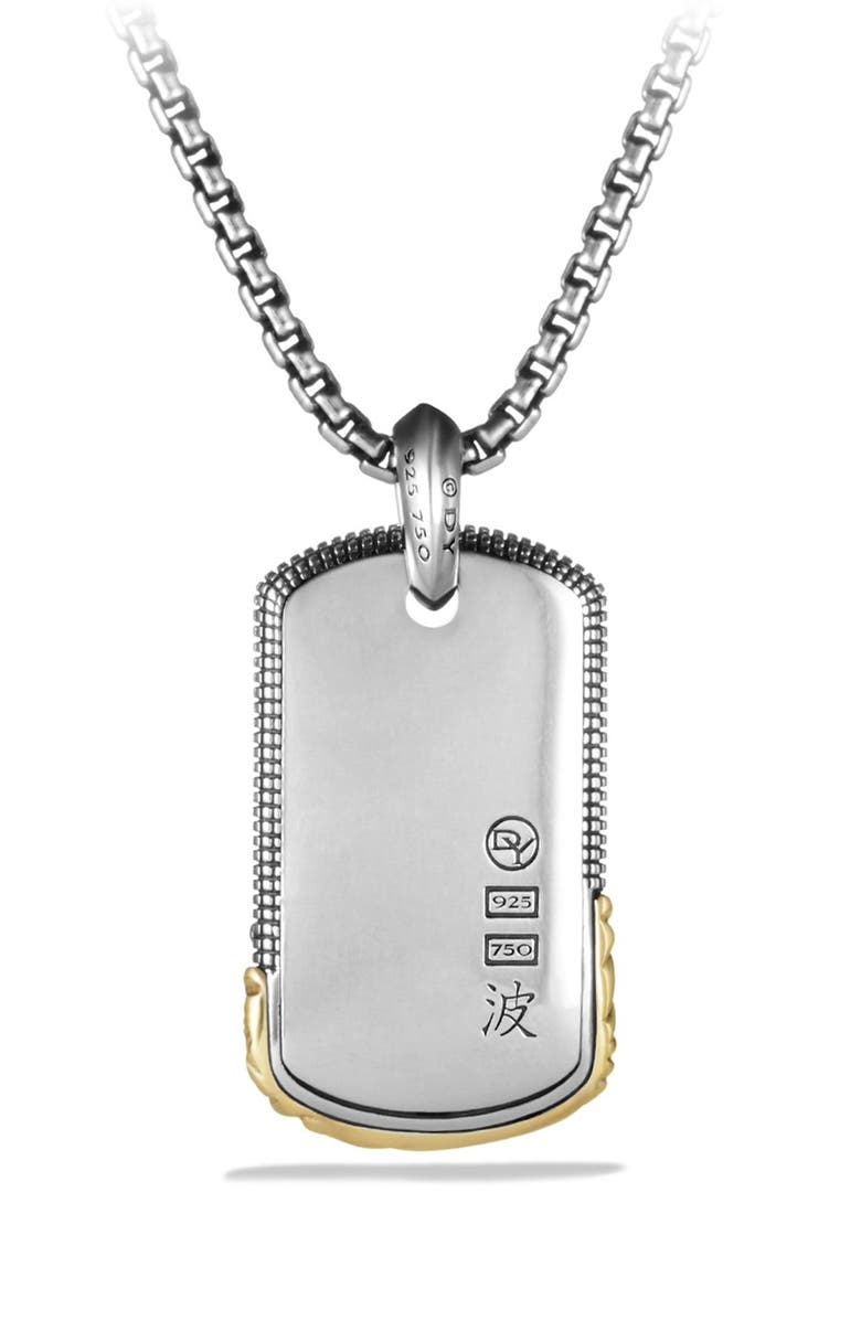 David Yurman 'Waves' Tablet with Gold, Alternate, color, Two Tone