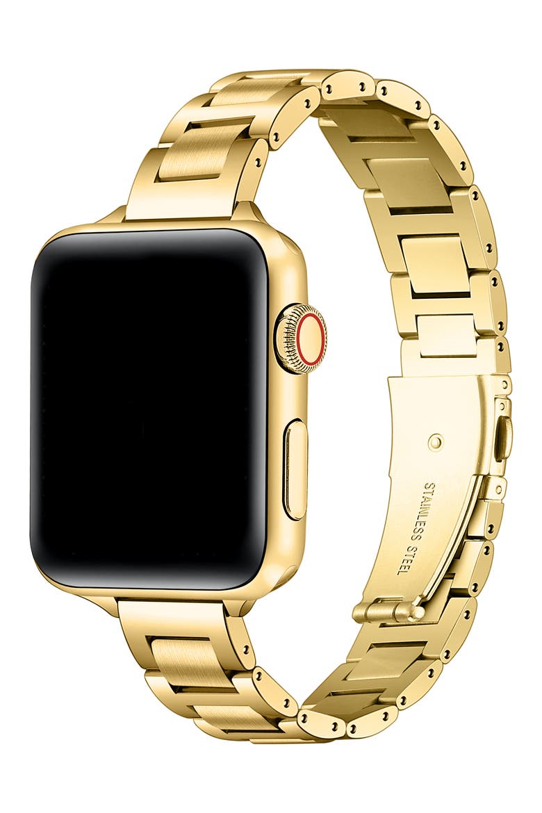 Lenox Apple Watch® Bracelet Watchband, Alternate, color, GOLD