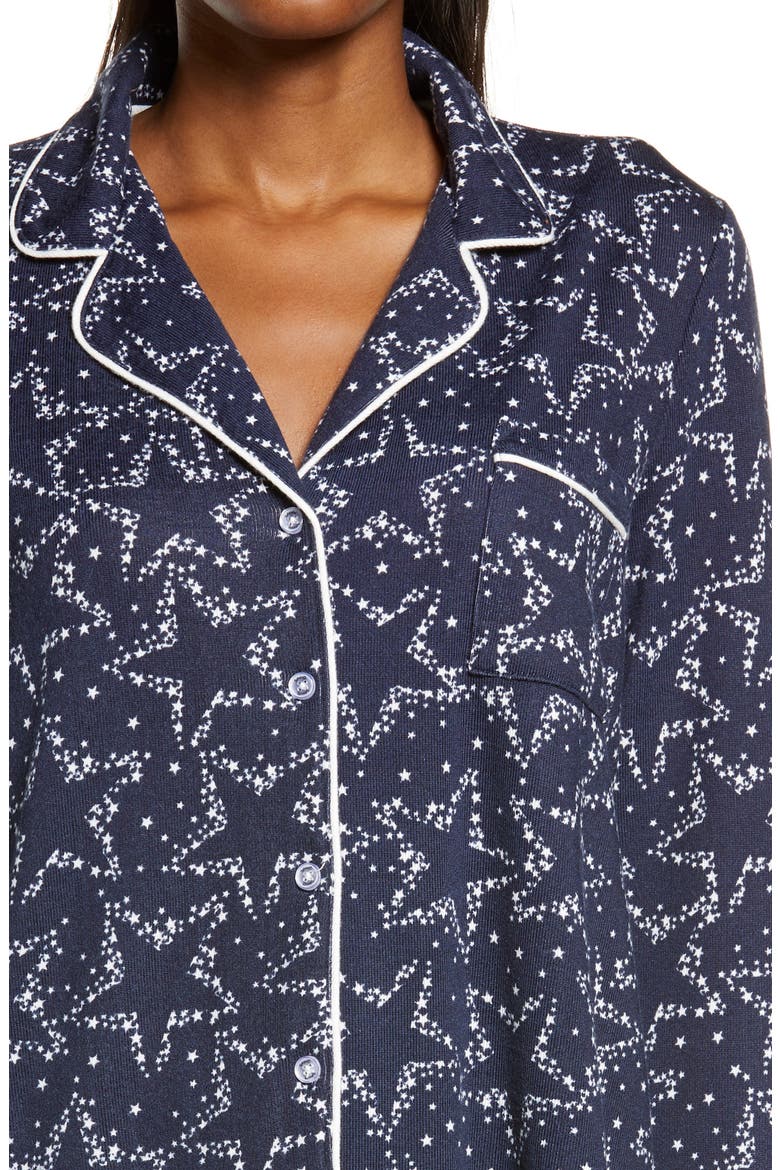 Pillow Soft Pajamas, Alternate, color, FESTIVE SKY- NAVY BLAZER