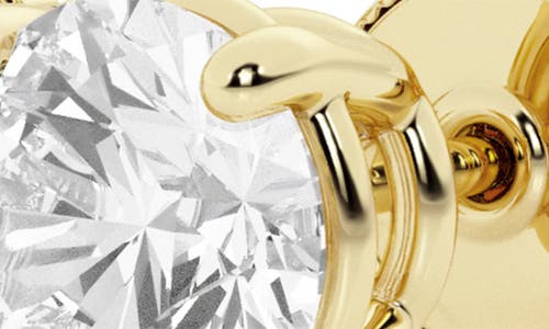 Badgley Mischka Collection Round Cut Lab Created Diamond Stud Earrings In 0.5 Ctw Yellow Gold