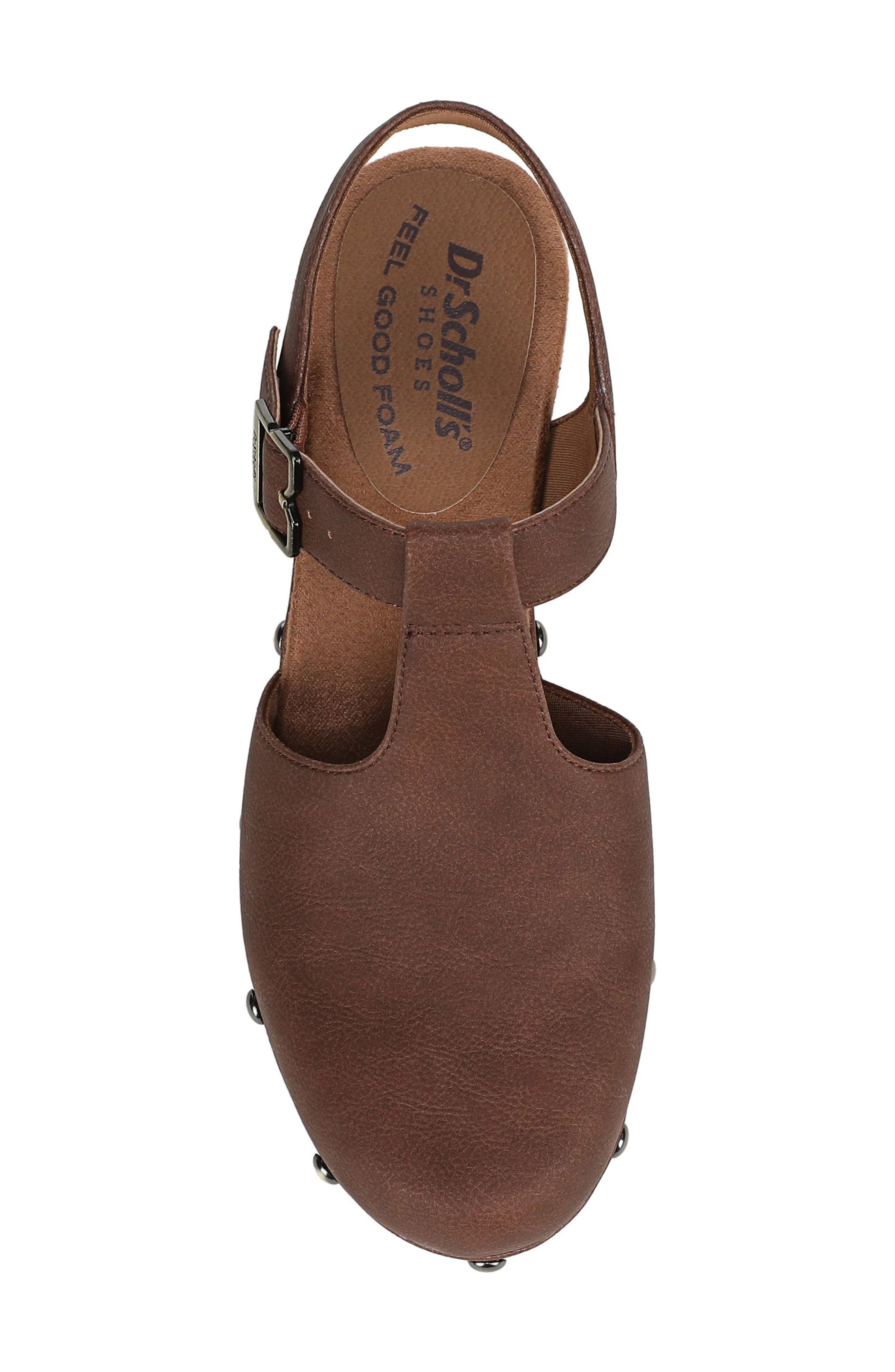 Classic Day Slingback Platform Clog, Alternate, color, WHISKEY BROWN