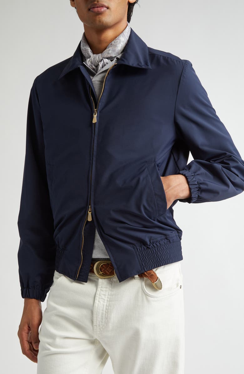 Eleventy Wool Blend Jacket, Alternate, color, Blue