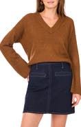 Vince Camuto High-Low V-Neck Sweater