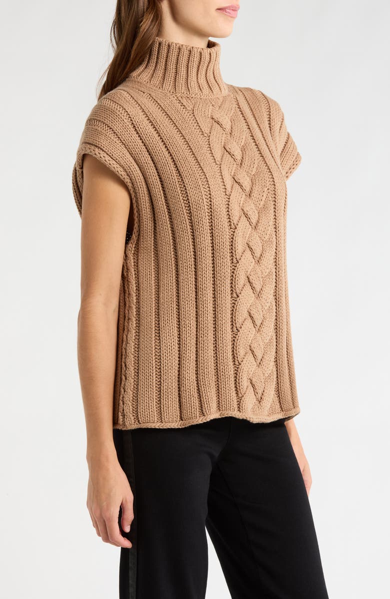 Frank & Eileen Cotswold Cotton Sweater Vest, Alternate, color, Camel