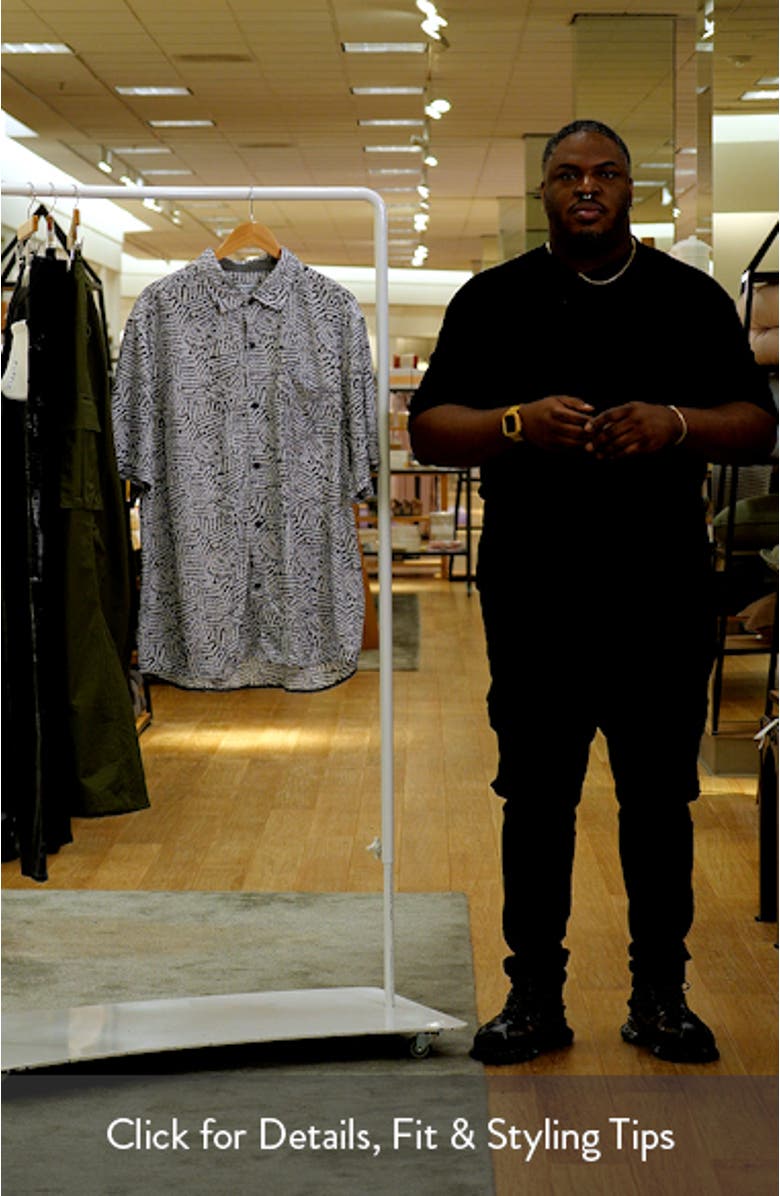 Veracruz Sands Island Echo Short Sleeve Button-Up Shirt, sales video thumbnail