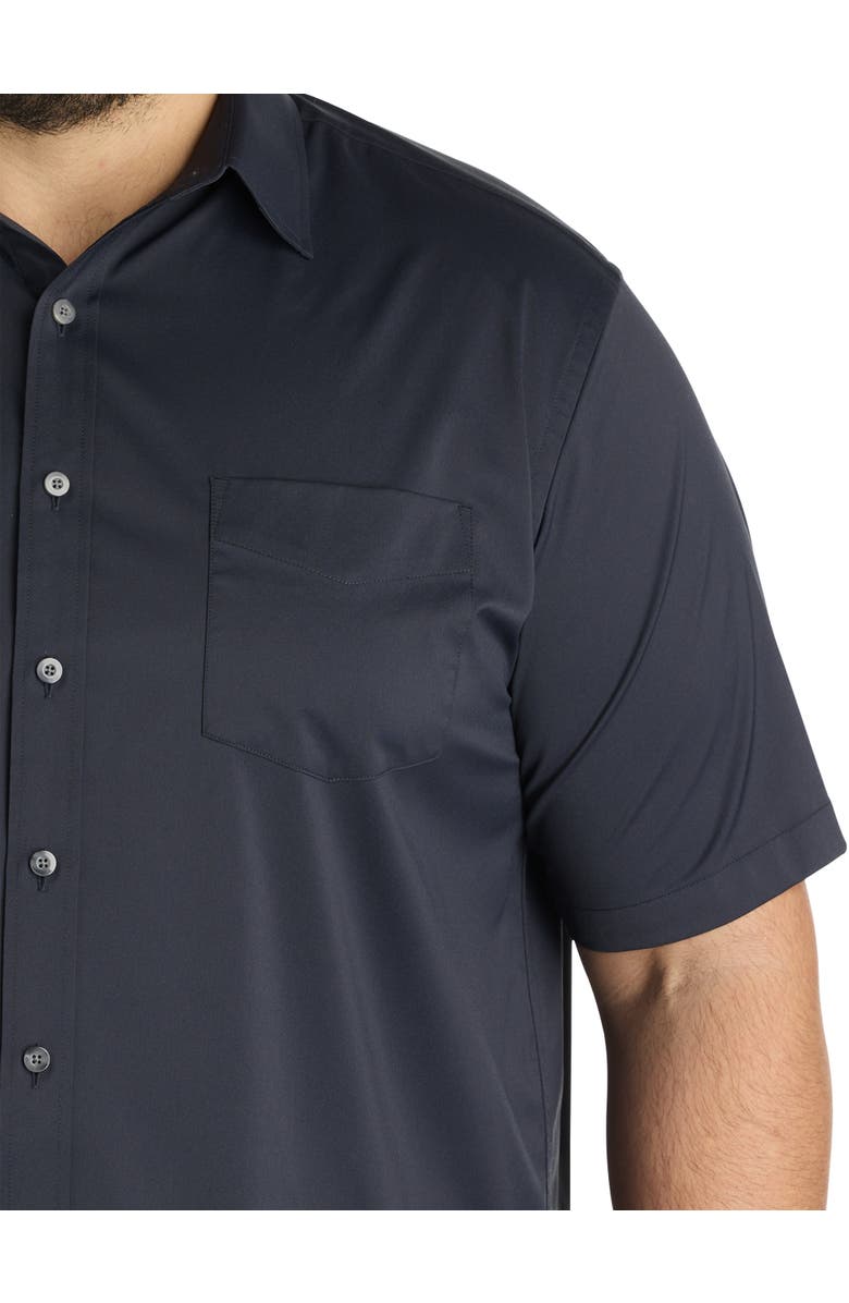 Untuckit Fit by Dxl Big & Tall Gironde Sport Shirt, Alternate, color, Black