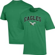 Champion Men's Champion Kelly Green Philadelphia Eagles Arch Over Logo T-Shirt