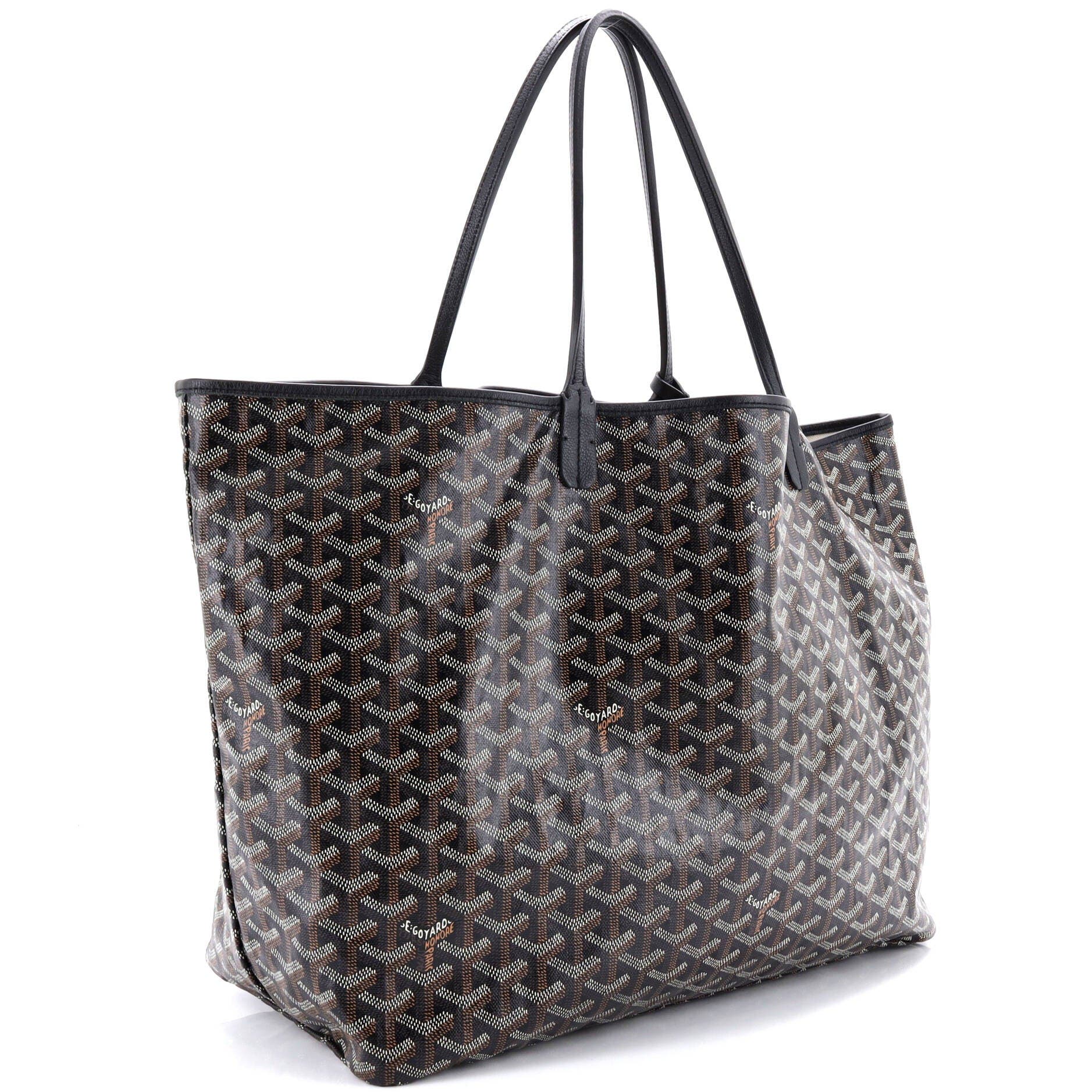 Pre-Owned Goyard Saint Louis Tote Coated Canvas GM, Alternate, color, 