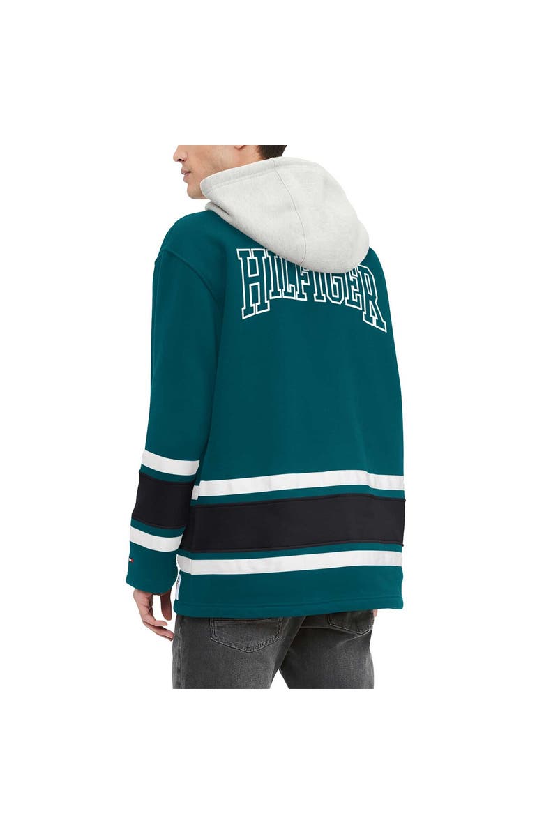 Tommy Hilfiger Men's Tommy Hilfiger Midnight Green Philadelphia Eagles Ivan Fashion Pullover Hoodie, Alternate, color, Green